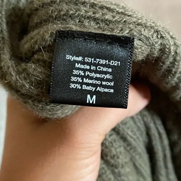 Jenni Kayne Alpaca Wool Fisherman Lounge Sweatpants Joggers - Picture 6 of 7